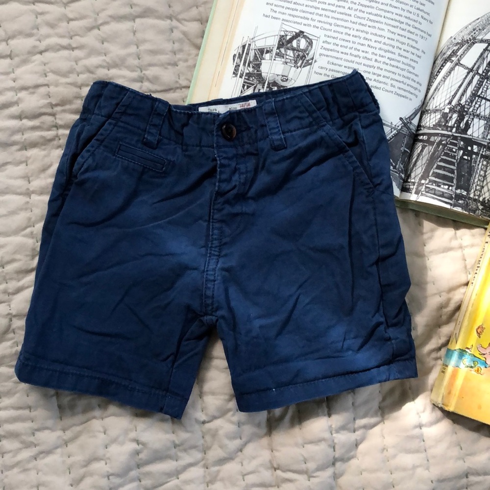 Zara Baby Boy Blue Shorts 12/18 months ☀️